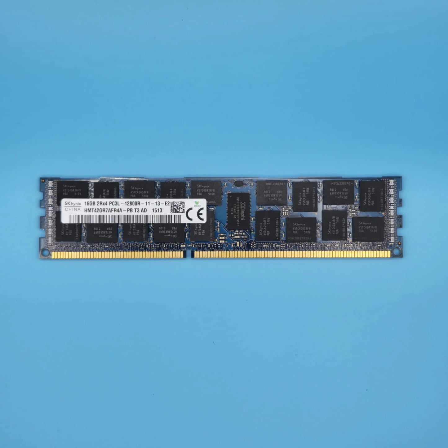 Refurbished 16GB DDR3L ECC Registered Server RAM – SK Hynix HMT42GR7AFR4A-PB – 1600MHz
