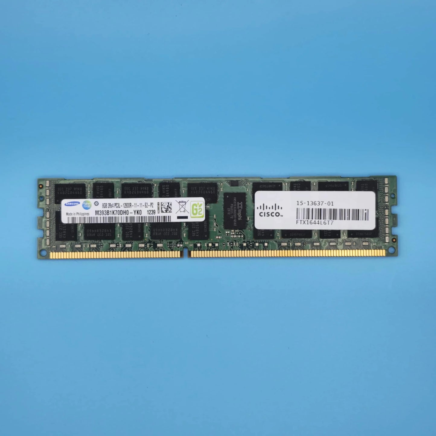 Refurbished 8GB DDR3L ECC Registered Server RAM – Samsung – 1600MHz