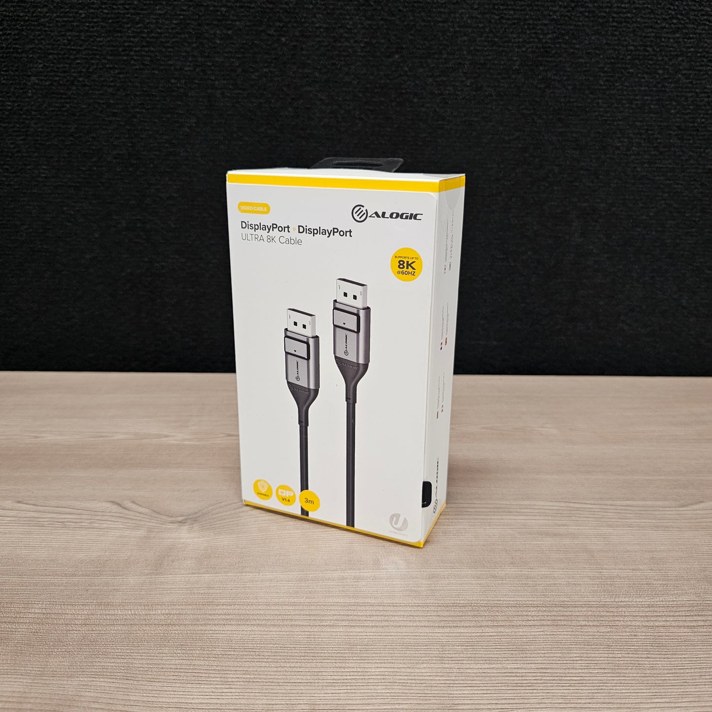 New ALOGIC DisplayPort to DisplayPort Ultra 8K Cable (3m)