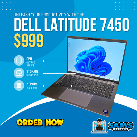 Refurbished Dell Latitude 7450 / Intel Ultra 5 Series 1 / 16GB / 512GB / Win 11 (Get One Give One)