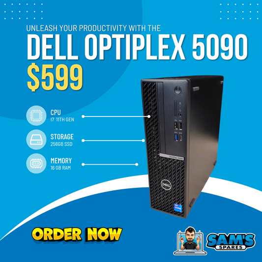Refurbished Dell OptiPlex 5090 / i7 11th Gen / 16GB / 256GB / Win 11 (Get One Give One)