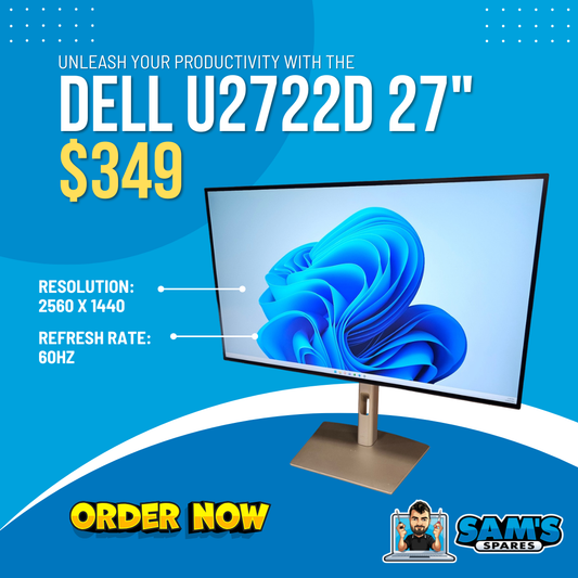 Refurbished Dell U2722D 27" Monitor