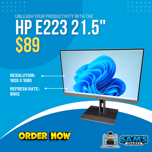 Refurbished HP E223 21.5" Monitor