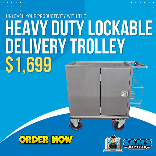 Heavy Duty Lockable Delivery Trolley
