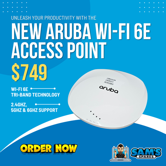 New Aruba AP-635 (RW) Wi-Fi 6E Campus Access Points (R7J27A)