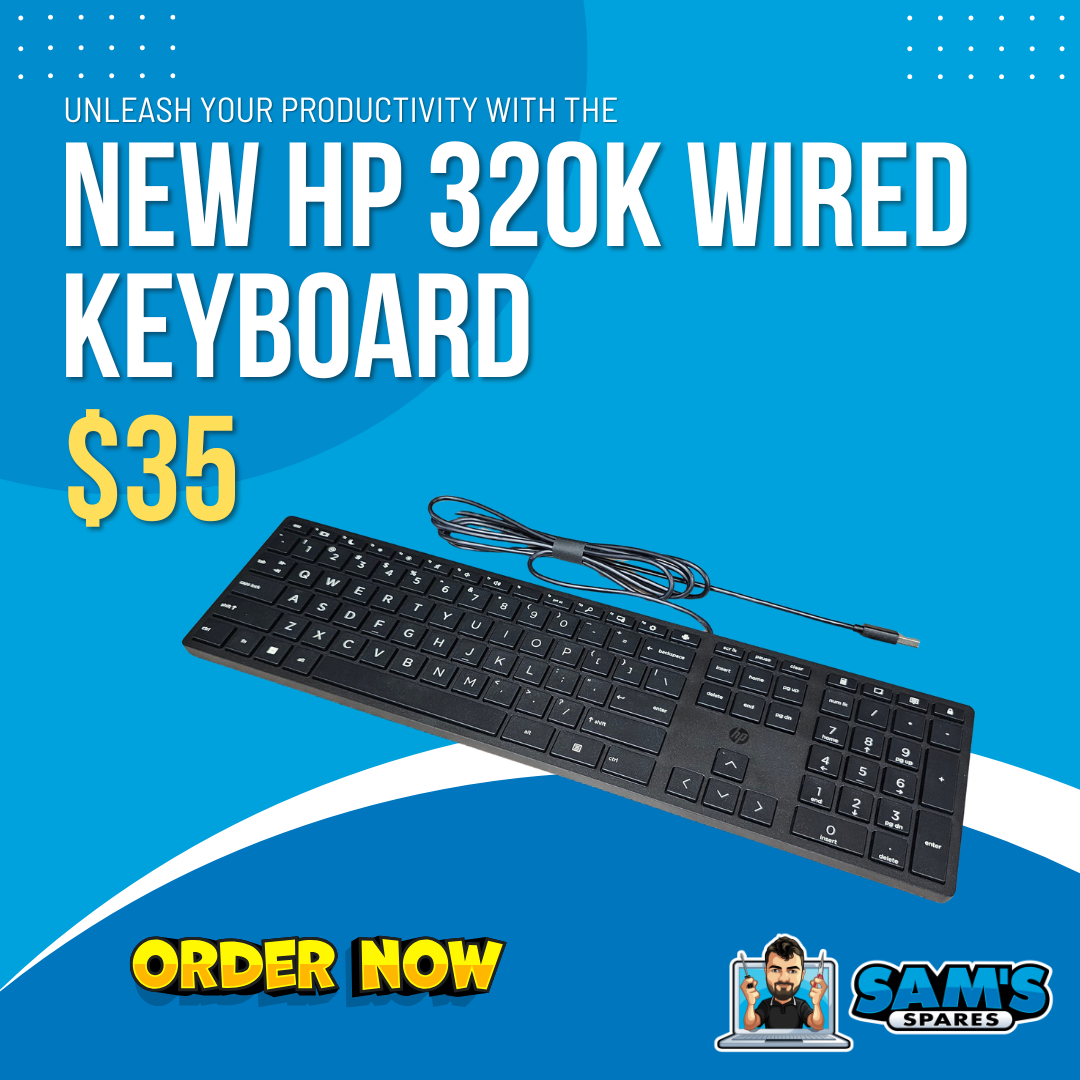 New HP 320K Wired Keyboard