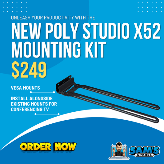 New Poly Studio X52 Mounting Kit