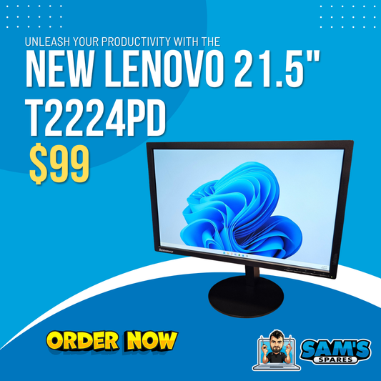 New Lenovo T2224Pd 21.5" Monitor
