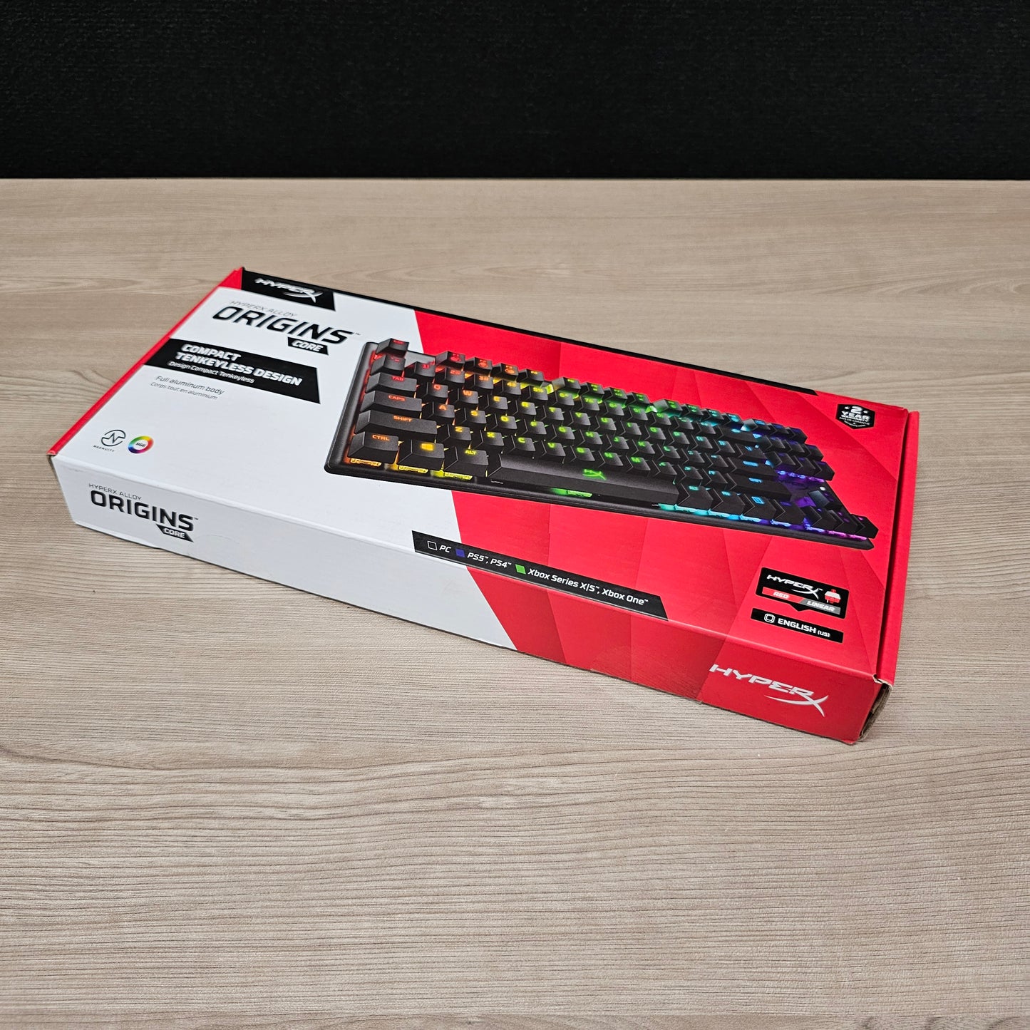 New HyperX Alloy Origins Core TKL Mechanical Keyboard (Linear Red)