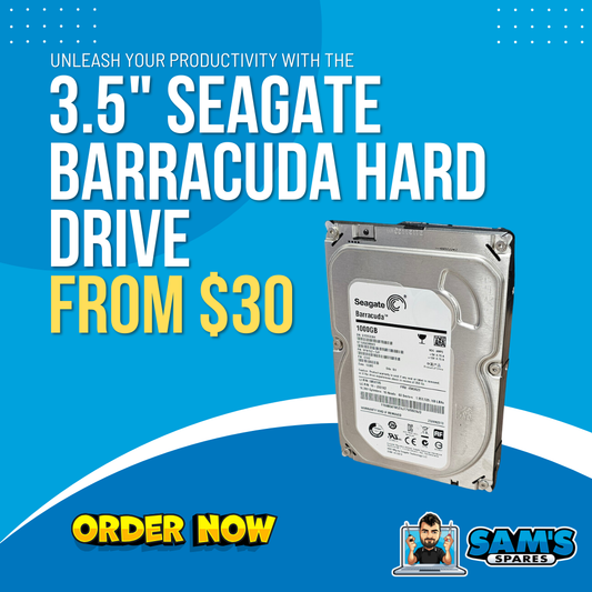 Refurbished Seagate Barracuda HDDs