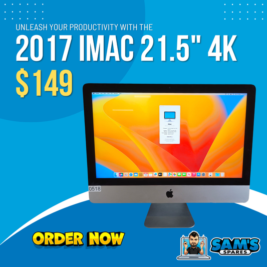 iMac 21.5inch - 2017 4k / i5 / 8GB / A1418