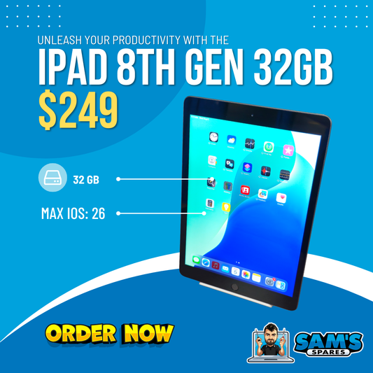 Refurbished Apple iPad / 8th Gen / 32GB / iOS 26